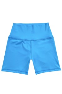 訂做藍色瑜伽運動套裝  設計緊身運動服  運動服供應商 女裝 WTV183 後面照
